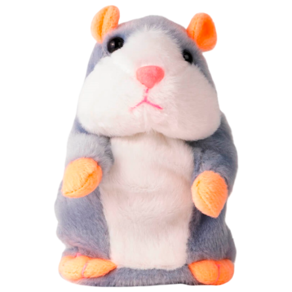 Jucărie moale Pugs At Play Animals Aggy Talking Hamster 1+/ Grey photo 1 Jucărie moale Pugs At Play Animals Aggy Talking Hamster 1+/ Grey photo 1