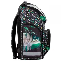 Ghiozdan pentru copii Derform Dinosaurs Green Black photo 4