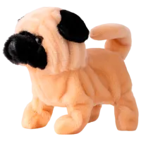 Jucărie moale Pugs At Play Animals Peanut Walking Dog 1+/ Brown