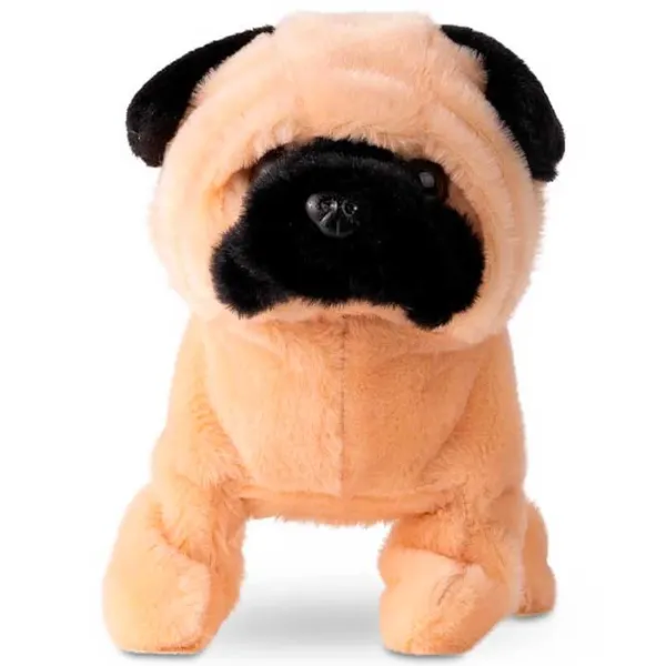 Jucărie moale Pugs At Play Animals Peanut Walking Dog 1+/ Brown photo 3 Jucărie moale Pugs At Play Animals Peanut Walking Dog 1+/ Brown photo 3