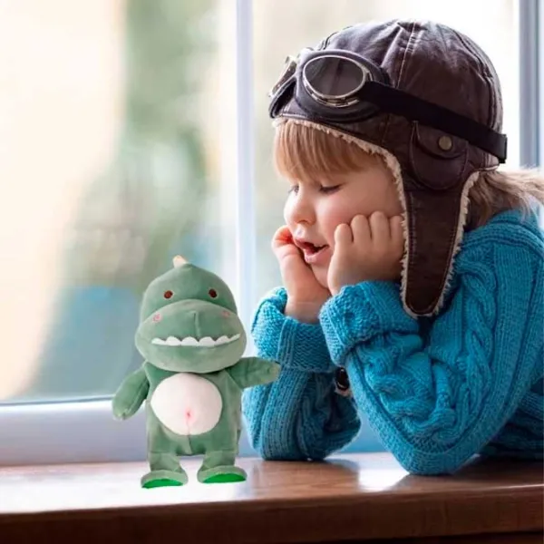 Jucărie moale Pugs At Play Animals Dinosaur Max 1+/ Green photo 4 Jucărie moale Pugs At Play Animals Dinosaur Max 1+/ Green photo 4