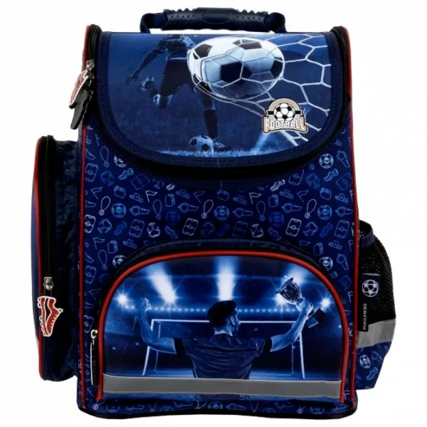 Ghiozdan pentru copii Derform Football Red Blue photo 2 Ghiozdan pentru copii Derform Football Red Blue photo 2