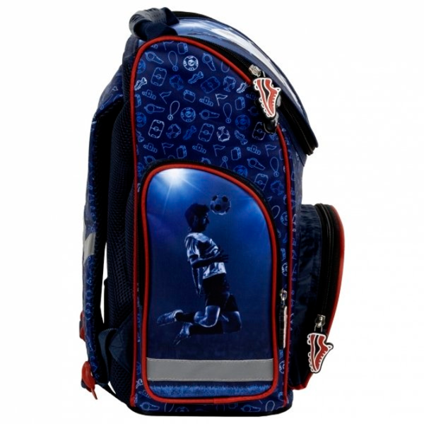 Ghiozdan pentru copii Derform Football Red Blue photo 5 Ghiozdan pentru copii Derform Football Red Blue photo 5
