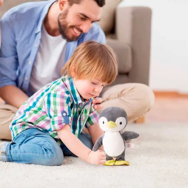 Jucărie moale Pugs At Play Animals Penguin Snowy 1+/ Gray photo 2 Jucărie moale Pugs At Play Animals Penguin Snowy 1+/ Gray photo 2