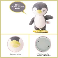 Мягкая игрушка Pugs At Play Animals Penguin Snowy 1+/ Серый photo 3