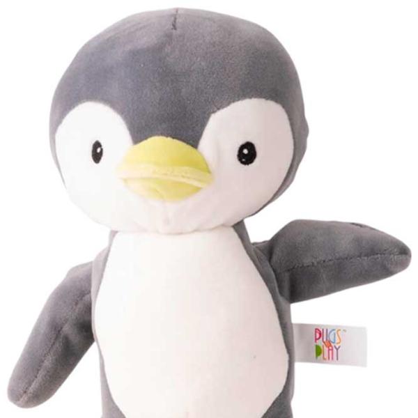 Jucărie moale Pugs At Play Animals Penguin Snowy 1+/ Gray photo 4 Jucărie moale Pugs At Play Animals Penguin Snowy 1+/ Gray photo 4