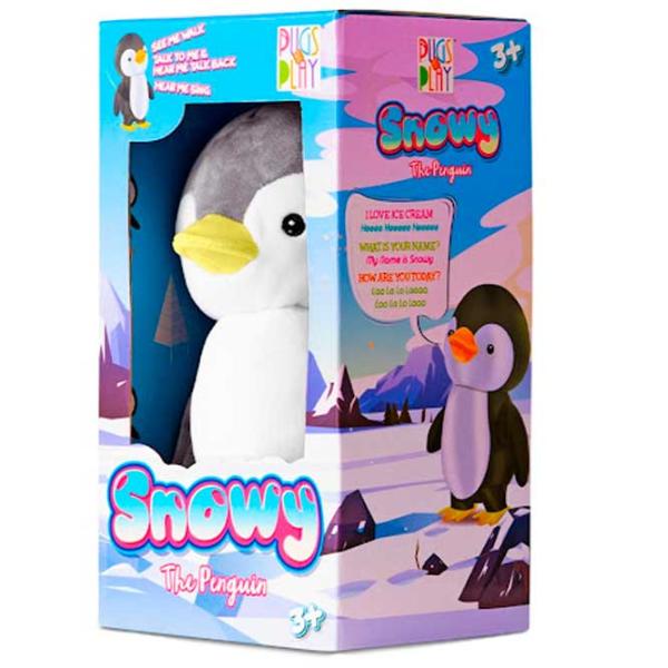 Jucărie moale Pugs At Play Animals Penguin Snowy 1+/ Gray photo 5 Jucărie moale Pugs At Play Animals Penguin Snowy 1+/ Gray photo 5