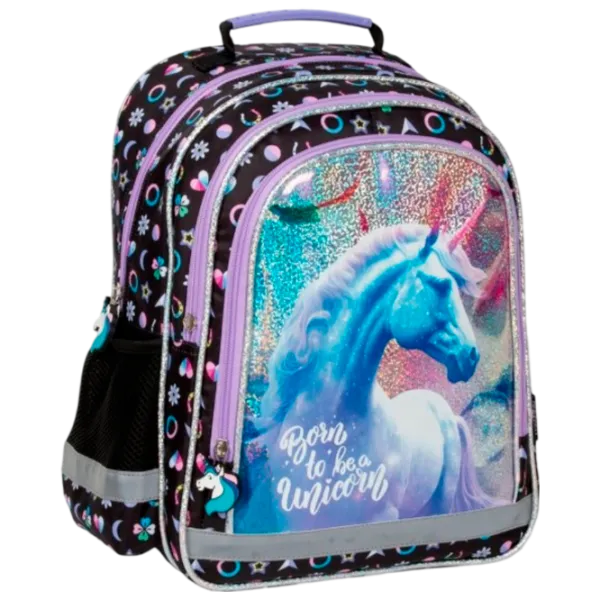Ghiozdan pentru copii Derform Unicorn Purple Blue/ 24 l photo 1