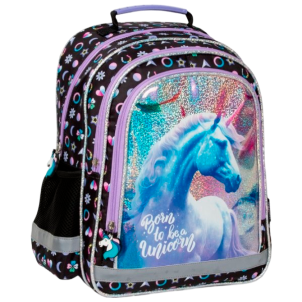 Ghiozdan pentru copii Derform Unicorn Purple Blue/ 24 l photo 1