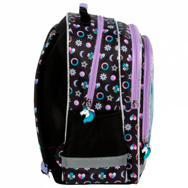 Ghiozdan pentru copii Derform Unicorn Purple Blue/ 24 l photo 2