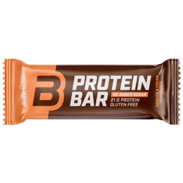 Batoane proteice BioTechUSA Protein Bar Biscuit cu cremă (5999076236664) 70 g photo 1 Batoane proteice BioTechUSA Protein Bar Biscuit cu cremă (5999076236664) 70 g photo 1