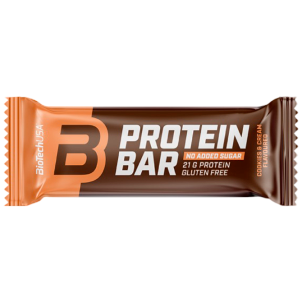 Batoane proteice BioTechUSA Protein Bar Biscuit cu cremă (5999076236664) 70 g photo 1 Batoane proteice BioTechUSA Protein Bar Biscuit cu cremă (5999076236664) 70 g photo 1