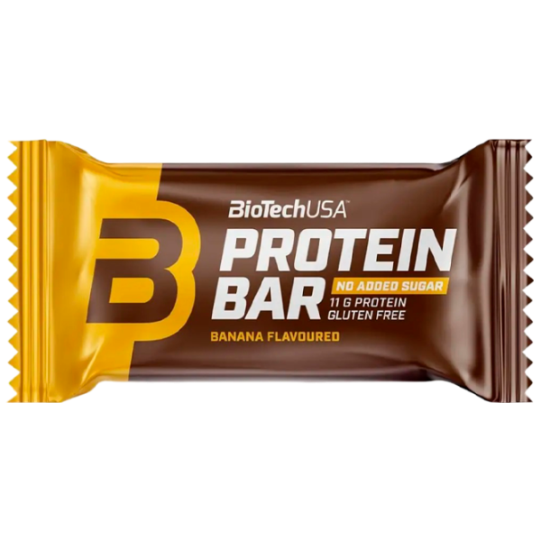 Batoane proteice BioTechUSA Protein Bar Banană (5999076236763) 35 g photo 1 Batoane proteice BioTechUSA Protein Bar Banană (5999076236763) 35 g photo 1