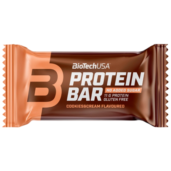 Batoane proteice BioTechUSA Protein Bar Biscuit cu cremă (5999076236749) 35 g photo 1 Batoane proteice BioTechUSA Protein Bar Biscuit cu cremă (5999076236749) 35 g photo 1