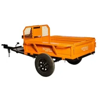 Remorcă pentru motocultor Detoolz DZ-M148 Metal/ Orange photo 5