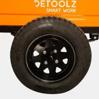 Remorcă pentru motocultor Detoolz DZ-M148 Metal/ Orange photo 8
