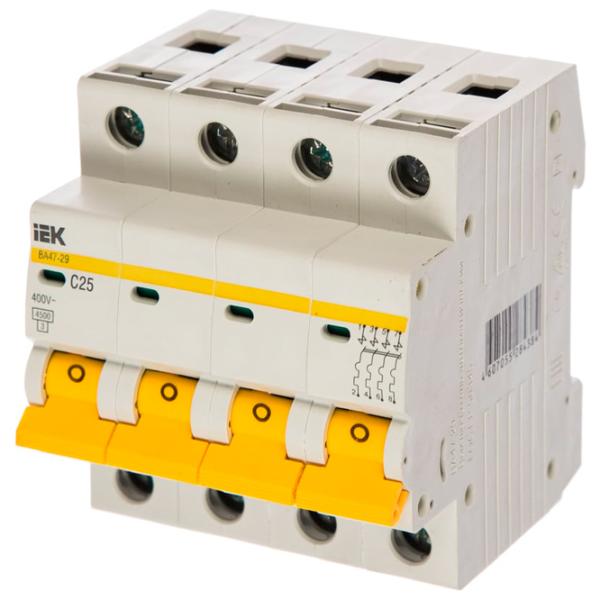 Întrerupător automat IEK MVA20-4-025-C Modulară/ 25 A photo 1