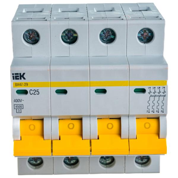 Întrerupător automat IEK MVA20-4-025-C Modulară/ 25 A photo 4