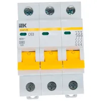 Автоматический выключатель IEK MVA20-3-063-C Модульная/ 63 A