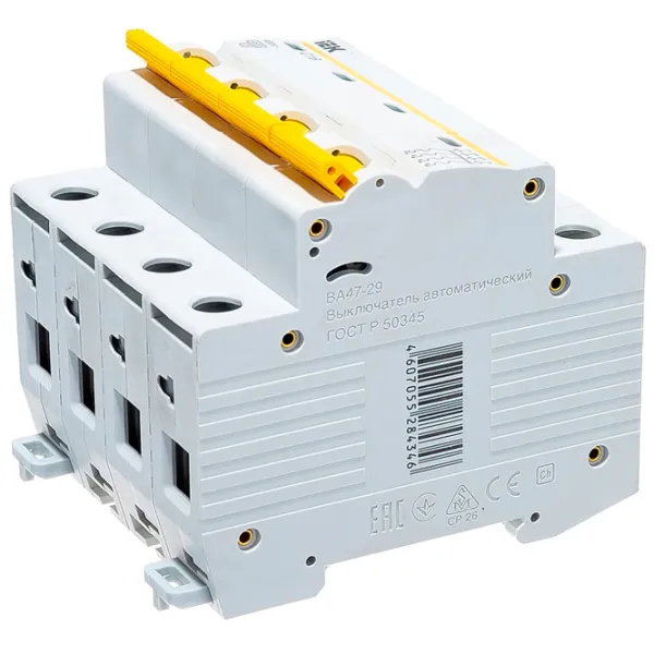 Автоматический выключатель IEK MVA20-4-016-C Модульная/ 16 A photo 1 Автоматический выключатель IEK MVA20-4-016-C Модульная/ 16 A photo 1