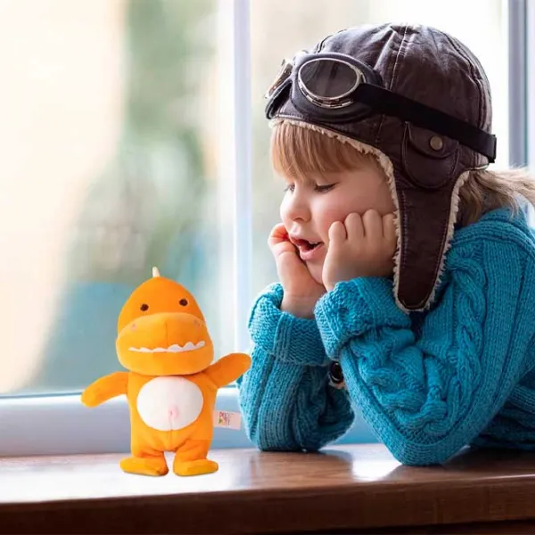 Jucărie moale Pugs At Play Animals Dinosaur Rex 1+/ Yellow photo 2 Jucărie moale Pugs At Play Animals Dinosaur Rex 1+/ Yellow photo 2