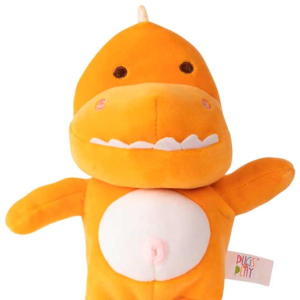 Jucărie moale Pugs At Play Animals Dinosaur Rex 1+/ Yellow photo 3 Jucărie moale Pugs At Play Animals Dinosaur Rex 1+/ Yellow photo 3