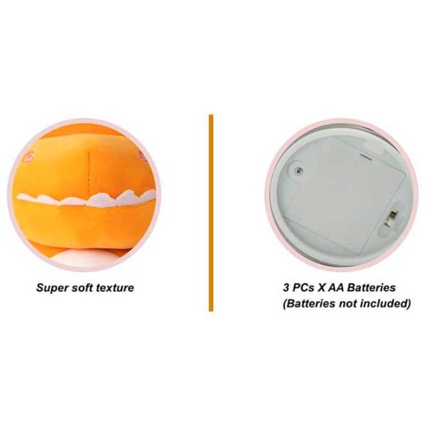 Jucărie moale Pugs At Play Animals Dinosaur Rex 1+/ Yellow photo 4 Jucărie moale Pugs At Play Animals Dinosaur Rex 1+/ Yellow photo 4