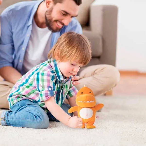 Jucărie moale Pugs At Play Animals Dinosaur Rex 1+/ Yellow photo 5 Jucărie moale Pugs At Play Animals Dinosaur Rex 1+/ Yellow photo 5