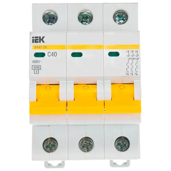 Întrerupător automat IEK MVA20-3-040-C Modulară/ 40 A photo 1