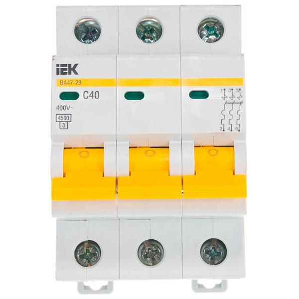 Întrerupător automat IEK MVA20-3-040-C Modulară/ 40 A photo 1