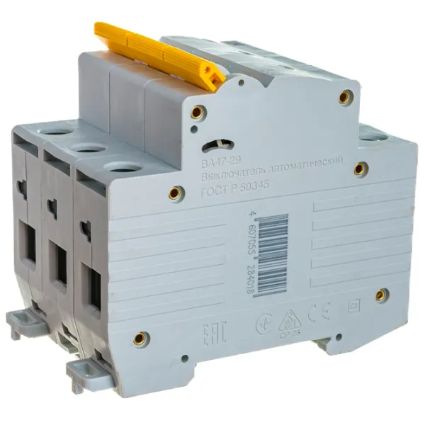 Автоматический выключатель IEK MVA20-3-016-B Модульная/ 16 A photo 1