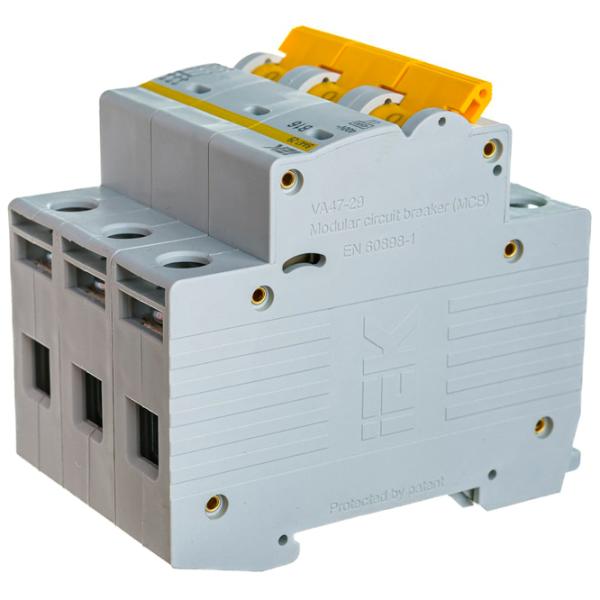 Автоматический выключатель IEK MVA20-3-020-B Модульная/ 20 A photo 4