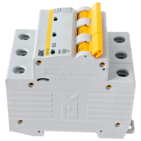 Автоматический выключатель IEK MVA20-3-025-B Модульная/ 25 A photo 2