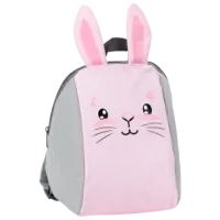 Ghiozdan pentru copii Deform Rabbit Gray Pink