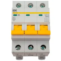 Автоматический выключатель IEK MVA20-3-006-B Модульная/ 6 A