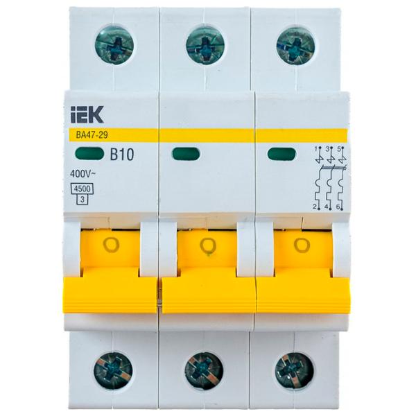 Автоматический выключатель IEK MVA20-3-010-B Модульная/ 10 A photo 1 Автоматический выключатель IEK MVA20-3-010-B Модульная/ 10 A photo 1