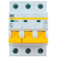 Автоматический выключатель IEK MVA20-3-010-B Модульная/ 10 A