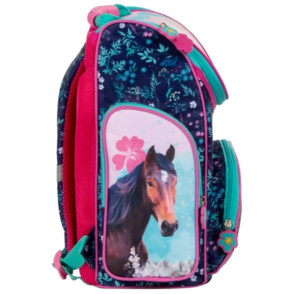 Рюкзак для детей Derform Horses Pink Blue photo 3