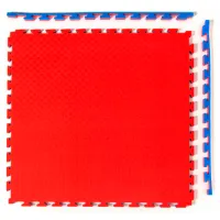 Спортивный мат 4Play Two-colour ЭВА/ Red & Blue photo 3