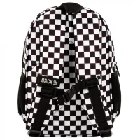 Ghiozdan pentru copii BackUP Chessboard / Black White / 18l photo 3