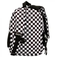 Ghiozdan pentru copii BackUP Chessboard / Black White / 18l photo 4