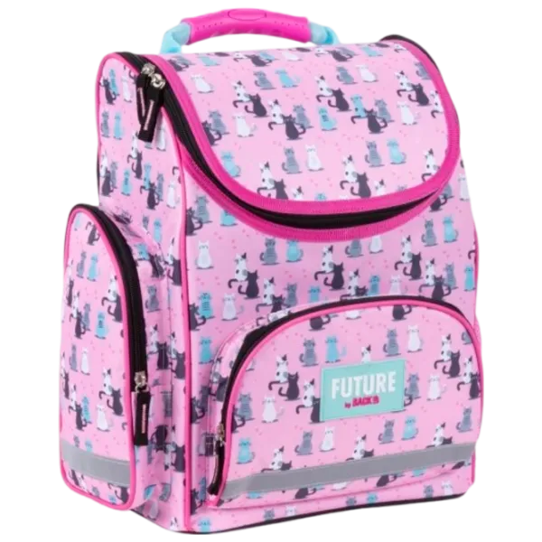Рюкзак для детей BackUP Cats White Pink photo 1