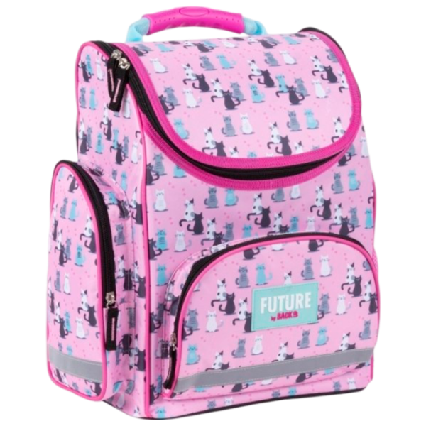Рюкзак для детей BackUP Cats White Pink photo 1