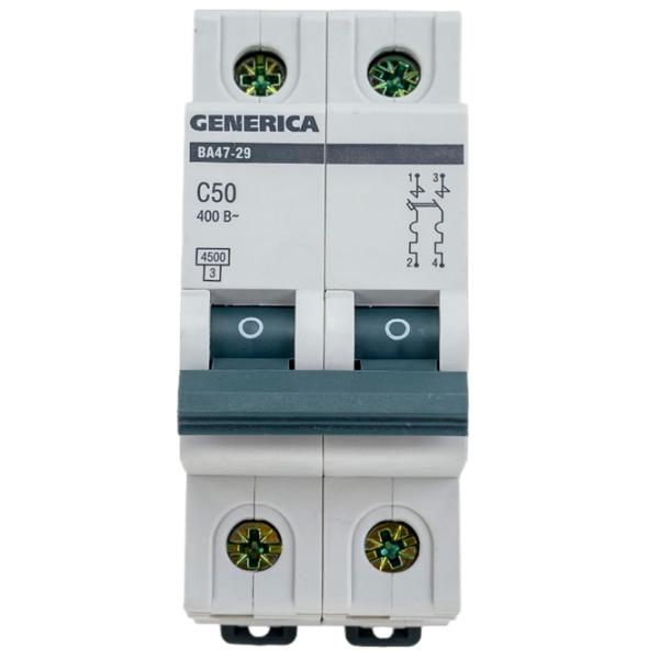 Автоматический выключатель IEK MVA25-2-050-C Модульная/ 50 A photo 1 Автоматический выключатель IEK MVA25-2-050-C Модульная/ 50 A photo 1