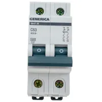 Автоматический выключатель IEK MVA25-2-063-C Модульная/ 63 A