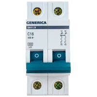 Автоматический выключатель IEK MVA25-2-016-C Модульная/ 16 A
