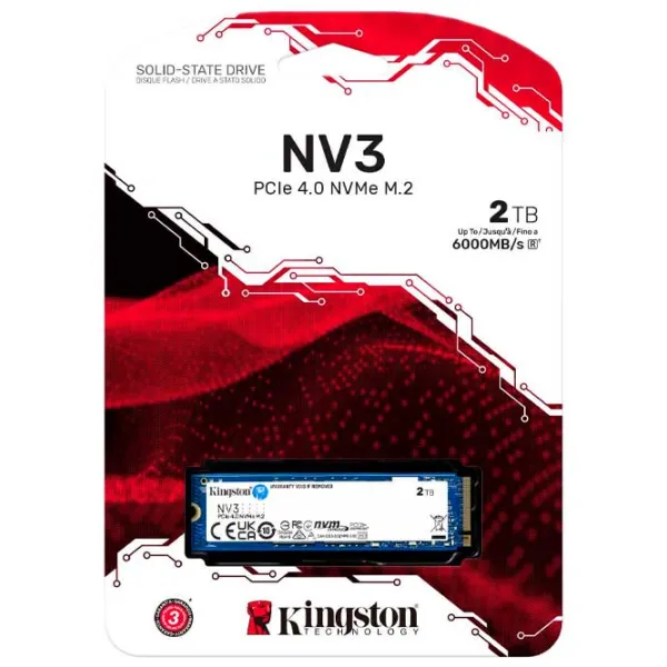 SSD Kingston NV3 2 ТБ M.2 NVMe photo 3