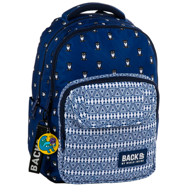 Ghiozdan pentru copii BackUP Owl White Blue/ 24 l photo 1 Ghiozdan pentru copii BackUP Owl White Blue/ 24 l photo 1