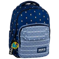 Ghiozdan pentru copii BackUP Owl White Blue/ 24 l