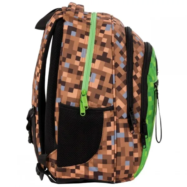 Рюкзак для детей BackUP Minecraft Зелёный Brown/ 26 л photo 4 Рюкзак для детей BackUP Minecraft Зелёный Brown/ 26 л photo 4
